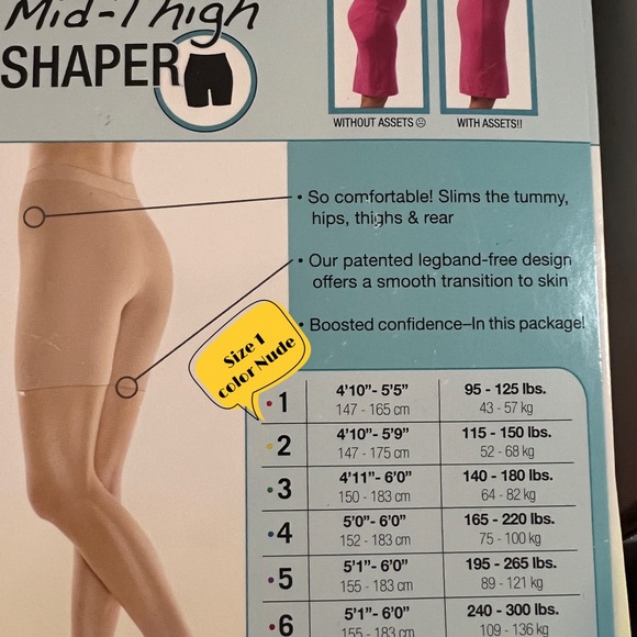 2 Pairs of Assets by Spanx. Nude Size 1

Walgreens prices 4 Spanx Pantyhose!! - Picture 2 of 4